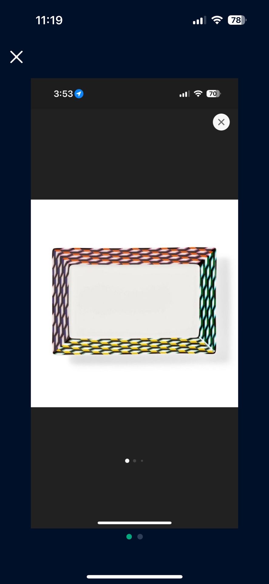 Diane Von Furstenberg Target Serving Tray