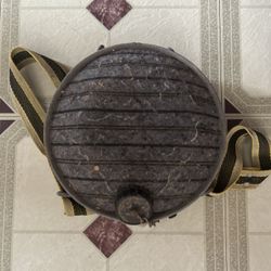 Antique Old Crossbody Water Bottle Jug 