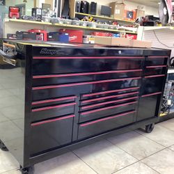 Snap On 73” 15 Drawer Snap On Tool Box