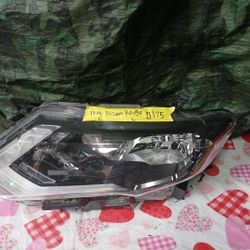 2017-19 Nissan Rogue Left Headlight Regular 