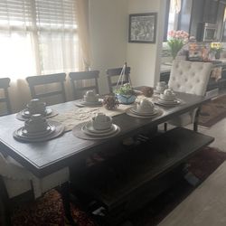 Dining Table With A Chair From Ashley Furniture