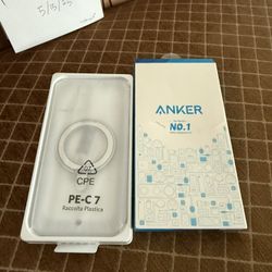 Clear Anker MagGo Magnetic Case with Stand for iPhone 16 Plus