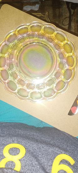 Glass Colonial Plate