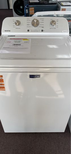 Maytag High Efficiency Agitator Medium (4.2-cu ft ) Top-Load Washer (White). - 1 year warranty