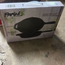Parini Cookware Fry Pan-pre-seasoned Cast Iron New 