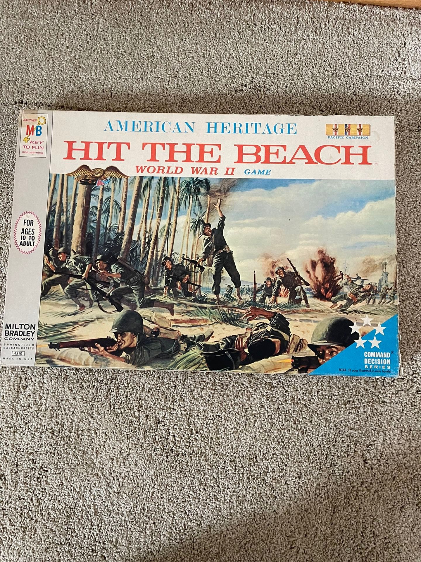 American Heritage Hit The Beach Board Game