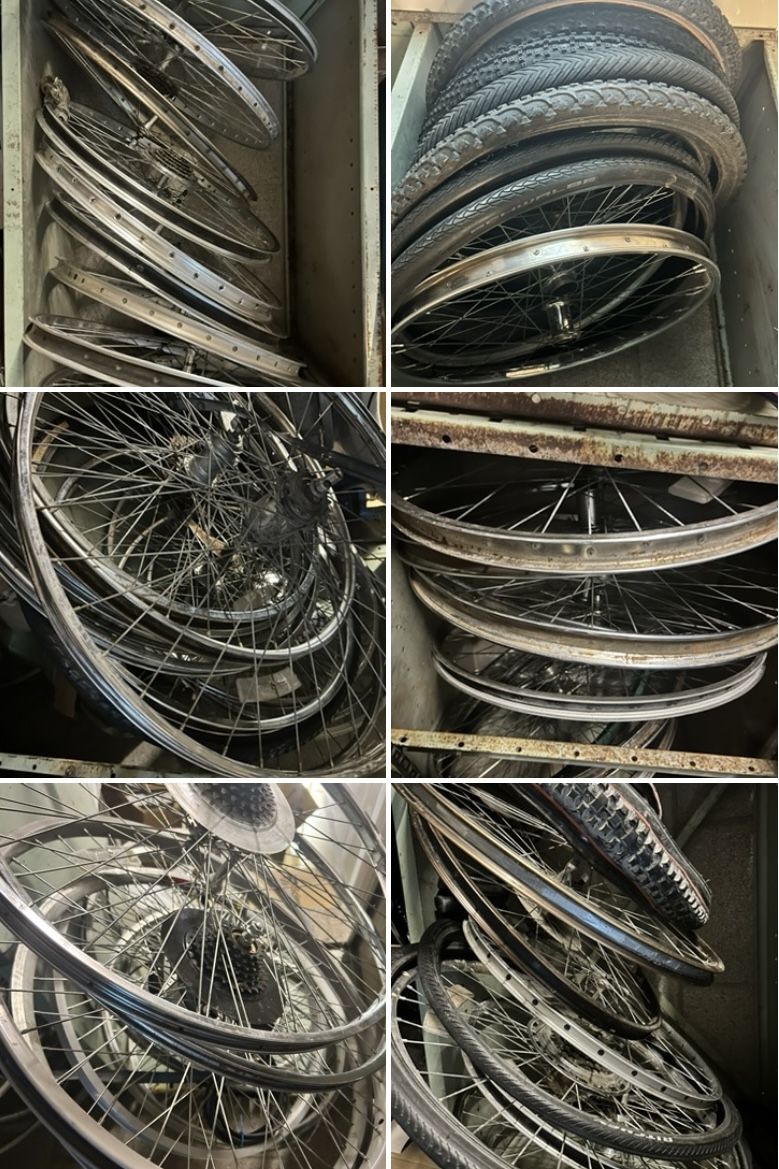 WHEELS 26” MORE BIKE PARTS Disc and Rim Brake Silver Black Fronts and Pair