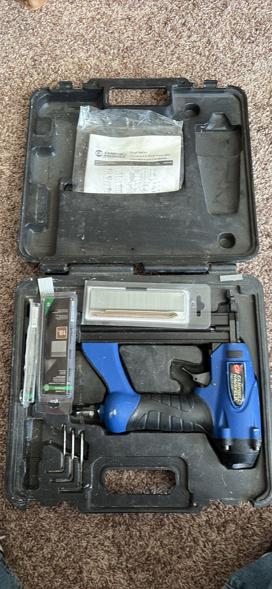 Campbell Hausfeld 18 Gauge Brad Nailer