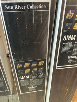 Wood laminate flooring 4 boxes (sun river collection )