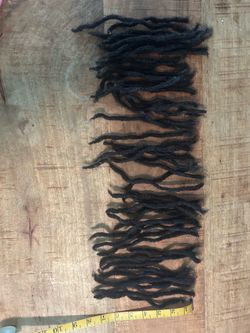 Natural dark brown locs for sale