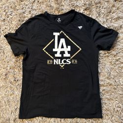 MLB Large Men's Los Angeles Dodgers 2025 Division Series Champions Locker Room T-Shirt