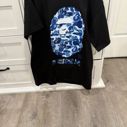 Bape Bathing Ape Blue Shirt 