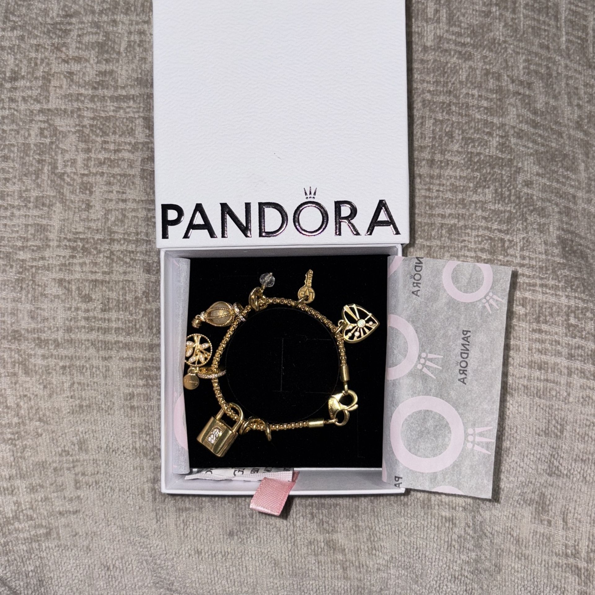 Pandora Gold Plated Bracelet 