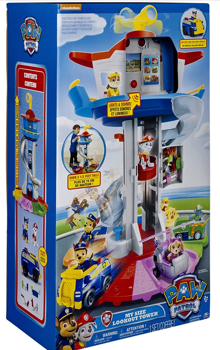Paw patrol tower sale hot sale