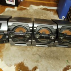 Sony SS-ZX99i X-Round Stereo System Set Of 4 Speakers VTG Loud