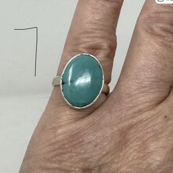 Beautiful Sterling Silver Rings with Turquoise Stone