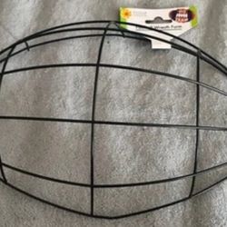3D Football Metal Wreath Form Floral Wire Shape 12x7x3.5"