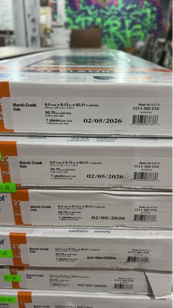 Marsh Creek Oak Lifeproof LVT Rigid Core Vinyl Flooring Click Lock