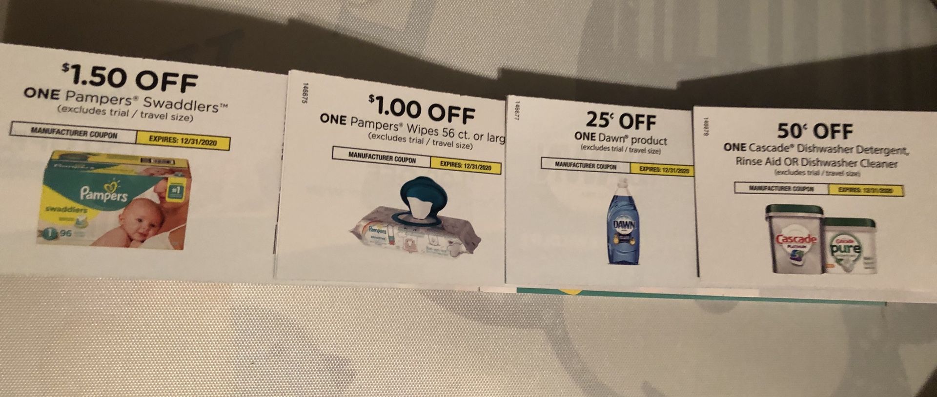 Coupon booklet (12/31/2020) x6