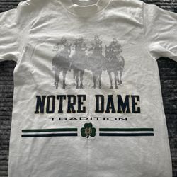  Notre Dame T Shirt Size Small