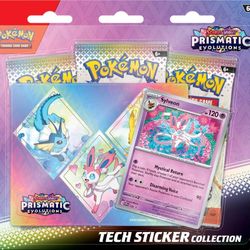 Pokémon TCG: Scarlet & Violet: Prismatic Evolutions Tech Sticker Collection (assorted)