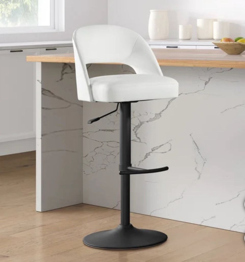 Brightport Gas-lift Adjustable Swivel Counter Stool