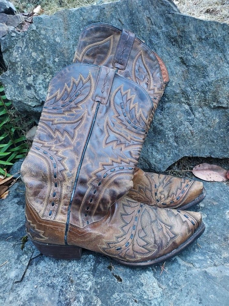 Dan Post Mens Cowboy Boots Sz 10