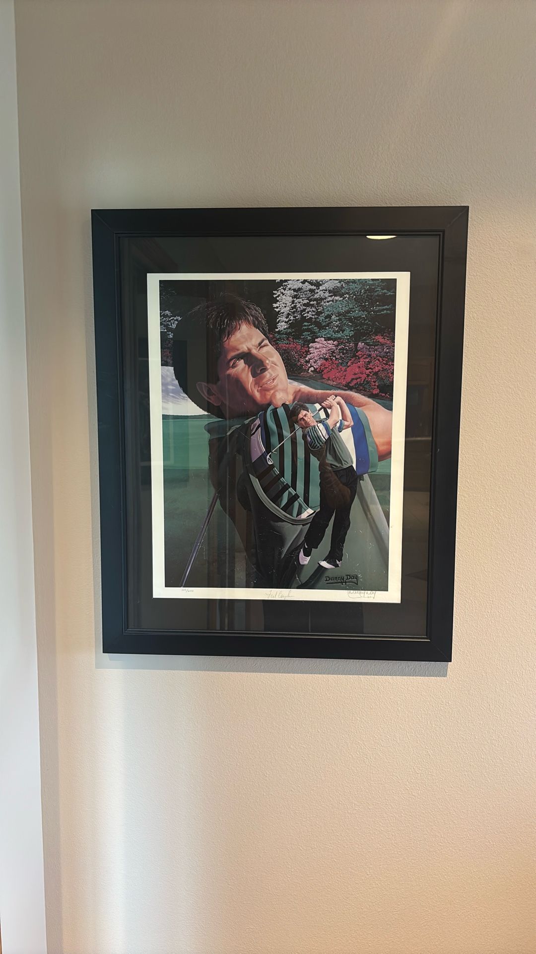 Professionally Framed Picture Of Fred Couples