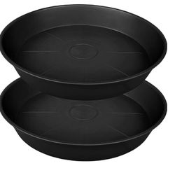 2 Pack of 26 inch Plant Saucer Round  Trays 