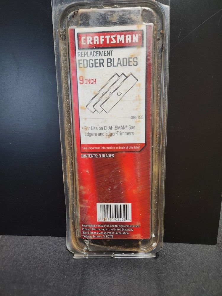 CRAFTSMAN 9inches Replacement Edger Blades- 3 Blades