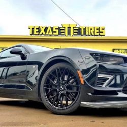Blacked Out Camaro on Custom Wheels 🖤 Starting at $10 Down! 