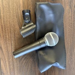 Shure SM58 Dynamic Vocal Microphone w/ Clip & Pouch