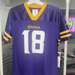 Justin Jefferson Minnesota Vikings NFL Jersey Youth Large 12-14