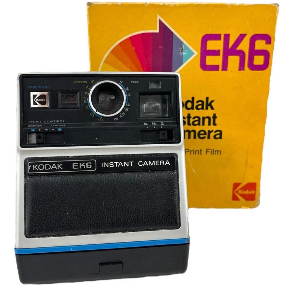 Vintage 1976 Kodak EK6 instant Film Camera - Retro Collectible USA