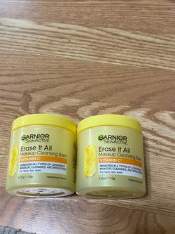 2 Garnier Erase Makeup Cleaning Balm