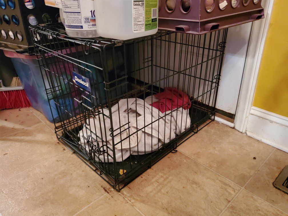 Dog Crate, H-1 1/2. W- 1 1/2  L-  2 FT