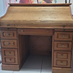 Antique Roll Top Desk