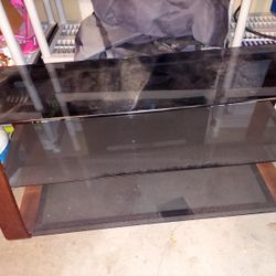 Glass TV Stand. 