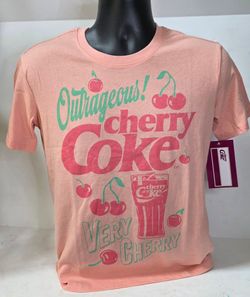 Cherry Coke Very Cherry Graphic Tee Womens Juniors Small