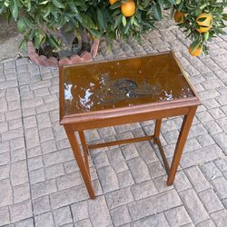 Vintage Wood-carved Asian Table