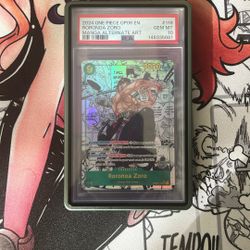 PSA 10 2024 ONE PIECE OP06 EN RORONOA ZORO MANGA ALT ART