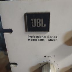 Vintage JBL Mixer - Dont See These Everyday! 