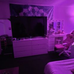 White Horizontal IKEA dresser