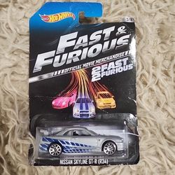 Hot Wheels 2013 Walmart Exclusive Fast & Furious #3/8 Nissan Skyline GT-R (R34)