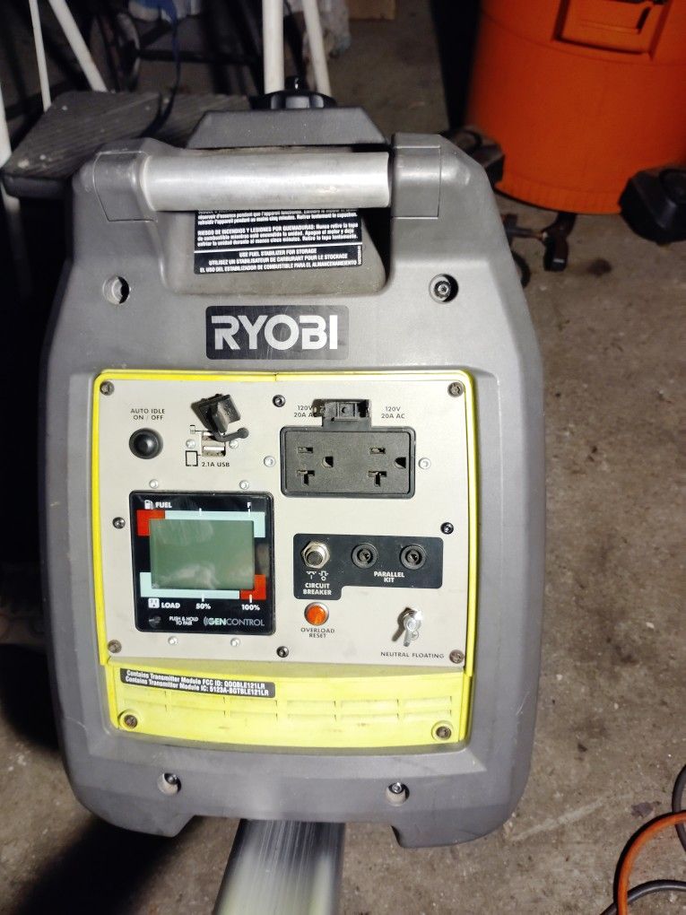 Ryobi 2300 Watt Recoil  Start Bluetooth Super Quiet 