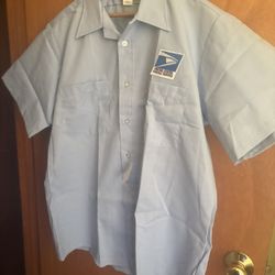 Men’s 17.0 XL Brand New  FLYING CROSS With Tag Postal Office Men’s Uniform Shirt  