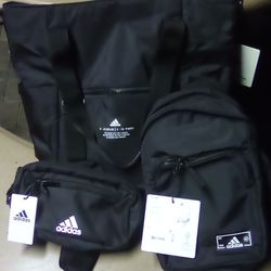 Adidas Bag Bundle! (Tote,Side Bag,Fanny)
