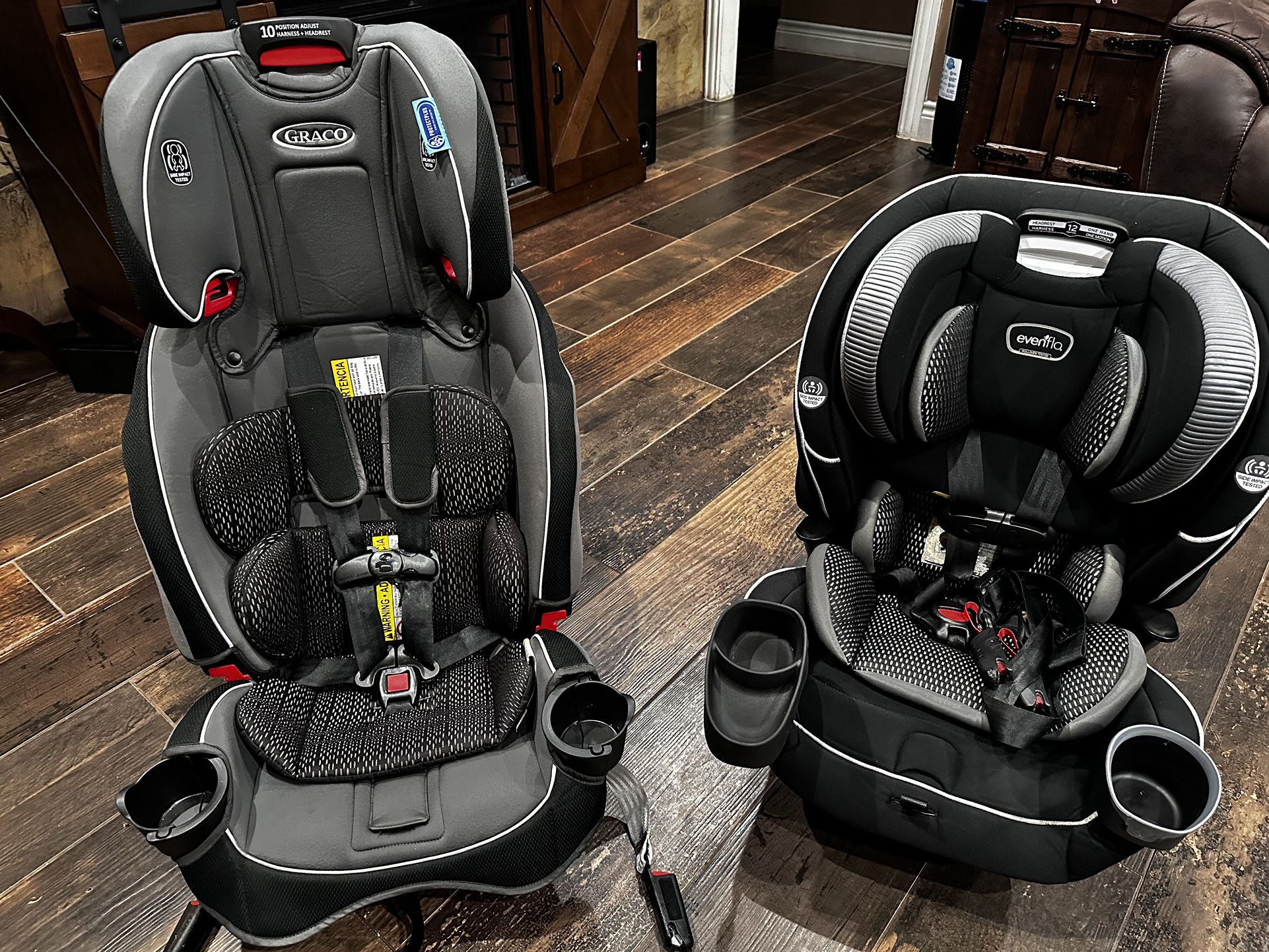 Graco And evenflo Car seats booster 