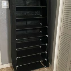 9 Cloth  Tier Shoe Rack 