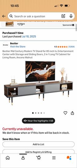 Entertainment table